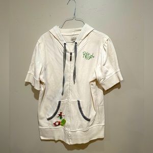 Rip curl short sleeve hoodie